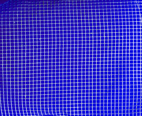 Bright blue texture with square sections