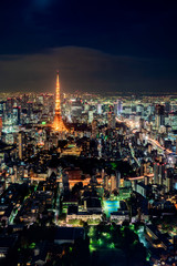 Tokyo Tower, Japan - communication and observation tower.