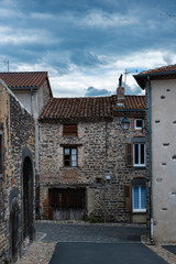 Fototapeta na wymiar Old houses in Lamothe Auvergne France