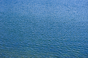 Light ripples on the water surface