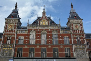 Amsterdam Centraal Station of May 8, 2015, Netherlands