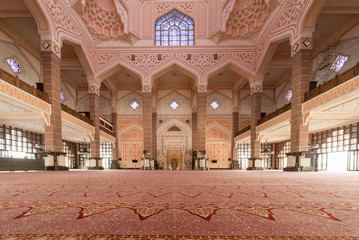 Beautiful interior of Putra Mosque at Kuala Lumpur, Malaysia - 271468230