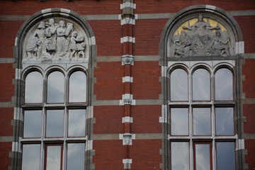 Amsterdam Centraal Station of May 8, 2015, Netherlands