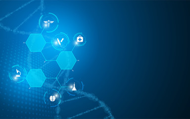 science medical health care innovative concept background