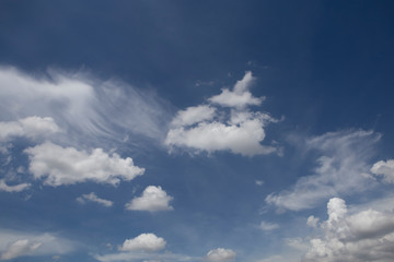 Fototapeta premium Wonderful blue sky with cloud .