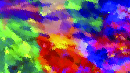 Obraz na płótnie Canvas Geometric design. Colorful gradient mosaic background. Geometric triangle, mosaic, abstract background. Mosaic, color background. Mosaic texture. The effect of stained glass. EPS 10 Vector