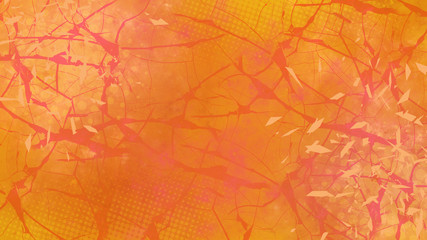 Abstract geometric background for design. Braun and orange digital wallpaper.