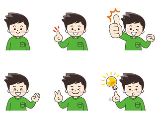 若い男性セット01