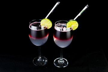 cocktail in glass