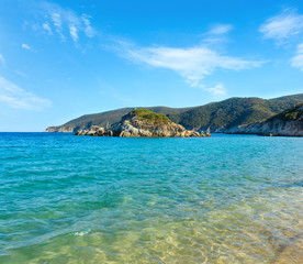 Obraz na płótnie Canvas Summer sea coast, Sithonia, Greece