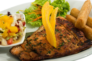 SALMON A LA PLANCJA