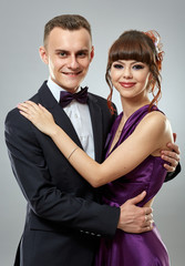 Happy young beautiful couple