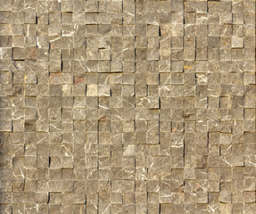 Travertine tile ceramic, mosaic square design seamless texture