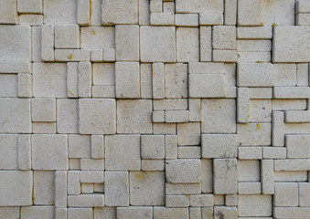 Travertine tile ceramic, mosaic square design seamless texture