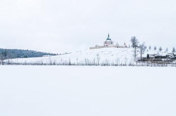 Pilgrimage Church of Saint John of Nepomuk at Zelena Hora, Zdar nad Sazavou, Czech Republic.