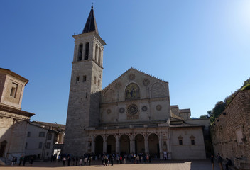 Fototapeta premium Spoleto, Umbrien, Dom Santa Maria Assunta