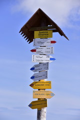 Sniezka, znaki na szlakach 