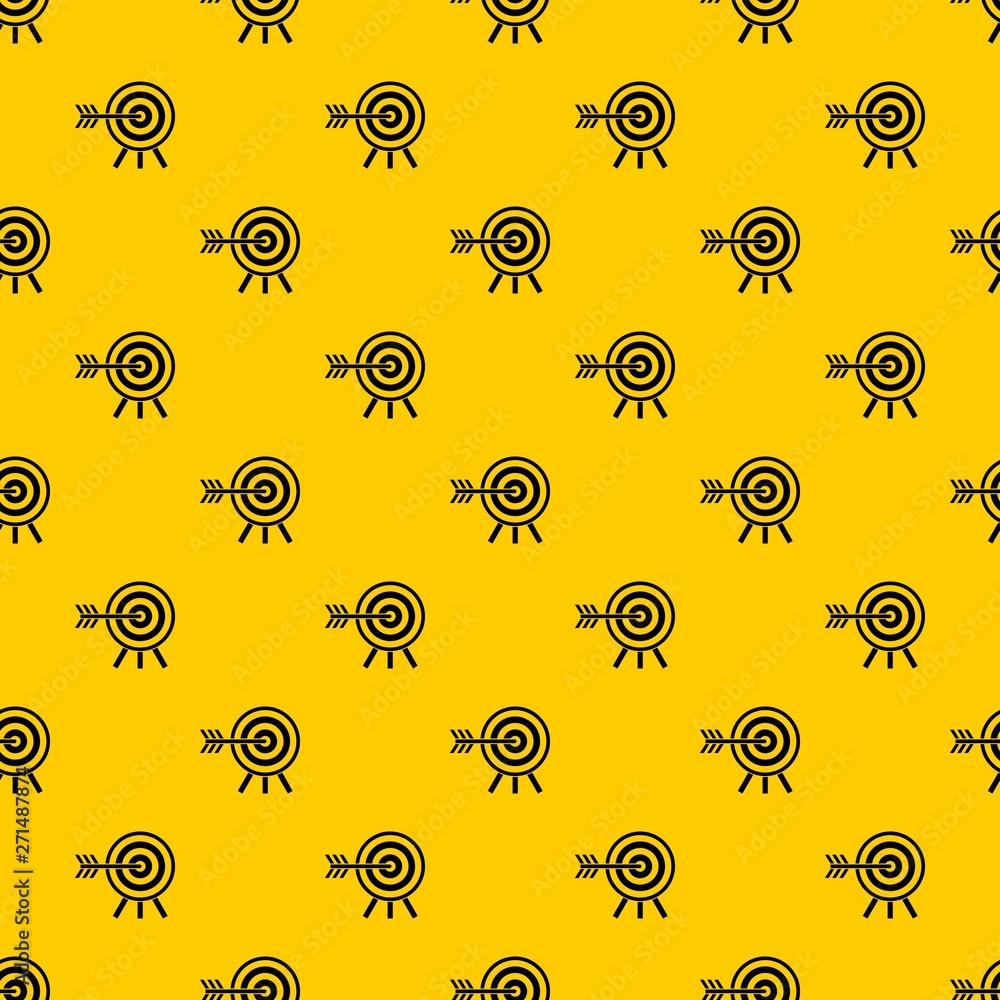 Poster darts pattern seamless vector repeat geometric yellow for any design
