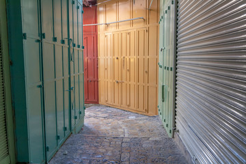 Beautiful colored doors, shutters on the market