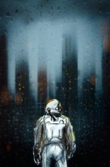 Fototapeta premium Lost traveler