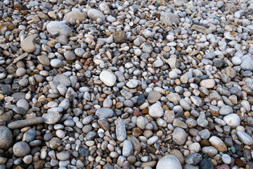 Pebbles on the beach