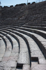 Colliseum in Verona city, Italy,Roman amphitheatre Arena di Verona and Piazza Bra ,march,2019