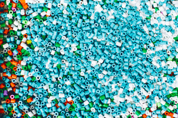 Colorful details of the mosaic. Texture