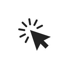 line cursor icon vector in trendy flat style isolated on white background. cursor icon page symbol for your web site logo design inspiration
