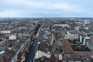 Fototapeta premium Cathedrale Saint Andre and Pey Berland Tower in Bordeaux, France
