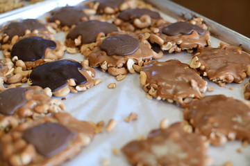 Homemade delicious pastries ready to be eaten