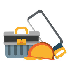 tools set collection workshop icons cartoon
