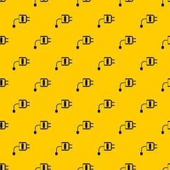 Mini charger pattern seamless vector repeat geometric yellow for any design