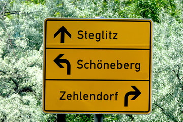 Schild Steglitz