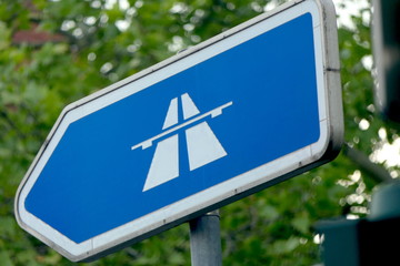 Autobahn schild