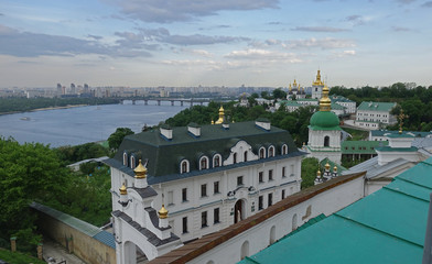View of the bottom of the Kiev-Pechersk Lavra