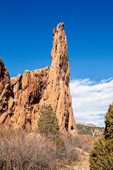 Scenic Red Rock Mountain View Colorado
