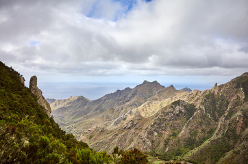 Fototapeta na wymiar Scenic mountain landscape of Tenerife, Spain