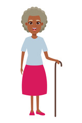 old woman avatar cartoon character