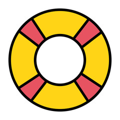 float lifeguard summer accessory icon