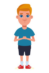 young kid avatar carton character