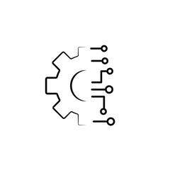 Project management vector icon. filled flat sign for mobile concept and web design. Hub and spokes and gear solid icon. Symbol, logo illustration. Pixel perfect vector graphics