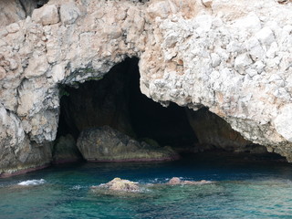 Fels Wand Höhle