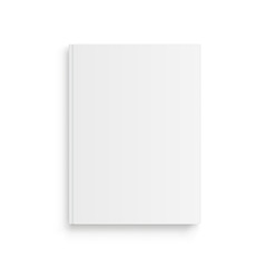 Realistic vector mockup book, magazine or notebook. Front view. - stock vector.