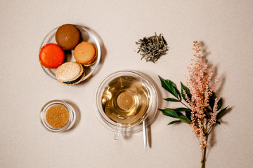 tea decoration detox table