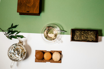 tea detox background