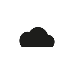 Cloud icon. Simple vector illustration