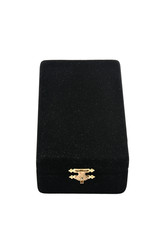 Jewelry box on white background