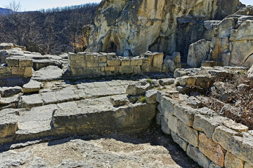 Fototapeta na wymiar Ruins of archaeological site of Perperikon, Kardzhali Region, Bulgaria