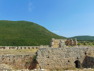 Fototapeta na wymiar The Griva Castle ruins