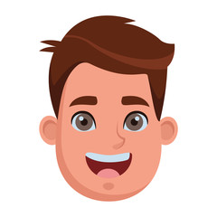 young man avatar cartoon character